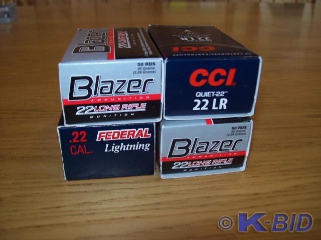 (2) Blazer Ammunition -22 long Rifl...
