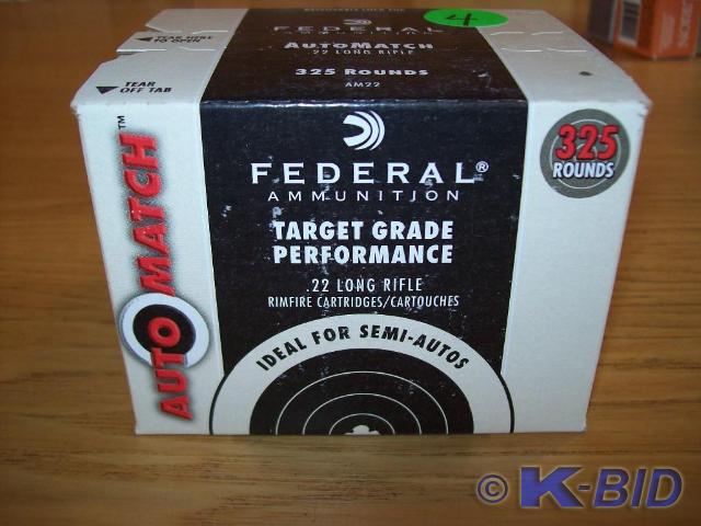 Federal 22 Long Rifle -325 rounds S...