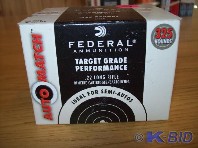 Federal 22 Long Rifle -325 rounds S...