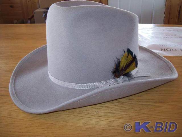 lot 13 image: Cowboy Hat  -Wool -7 58 -Used