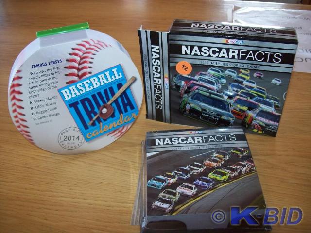 lot 42 image: (2) 2014 Calenders - 1 Nascar ...