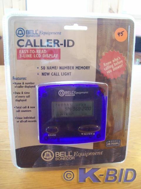 lot 45 image: Caller ID -Bell Equipment Sonecor -...