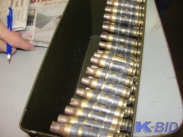 Metal Ammo Box 308 Rounds on Belt