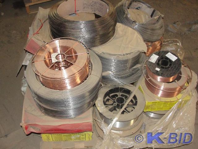 Pallet of misc wire feed welding wi...