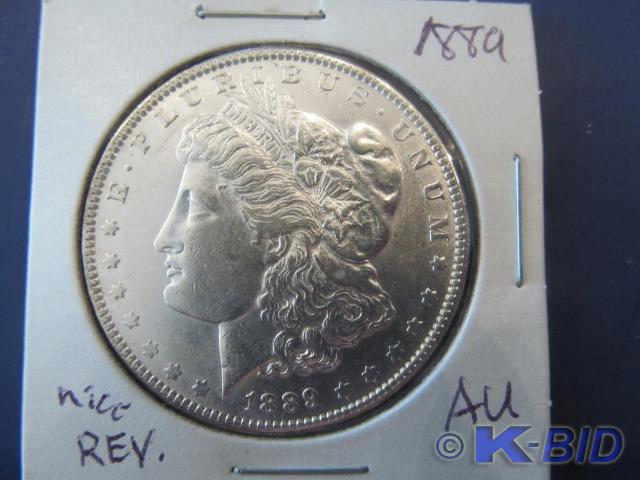 1889 Morgan Silver Dollar  Grade A...