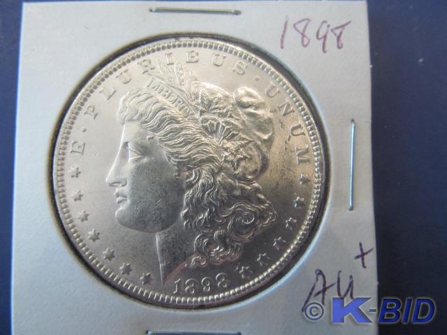 1898 Morgan Silver Dollar  Grade A...