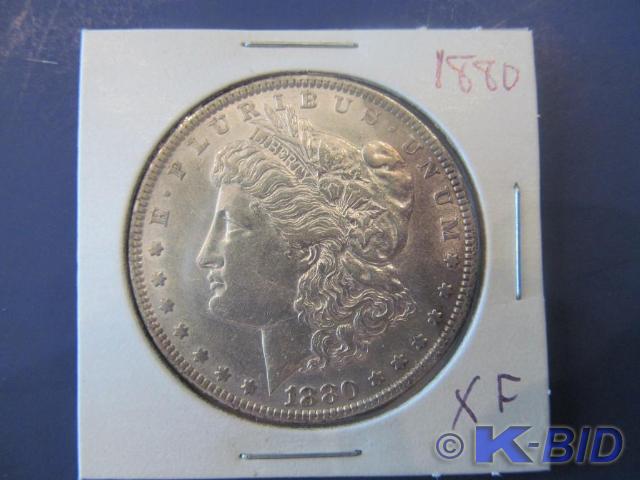 1880 Morgan Silver Dollar  Grade X...