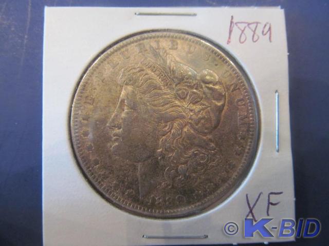 1889 Morgan Silver Dollar   Grade...
