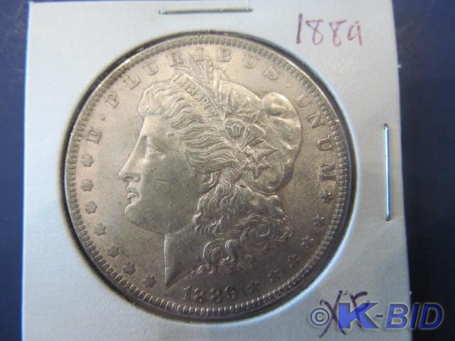 1889 Morgan Silver Dollar  Grade X...