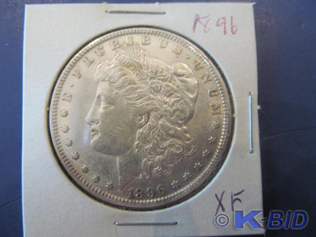 1896 Morgan Silver Dollar  Grade X...