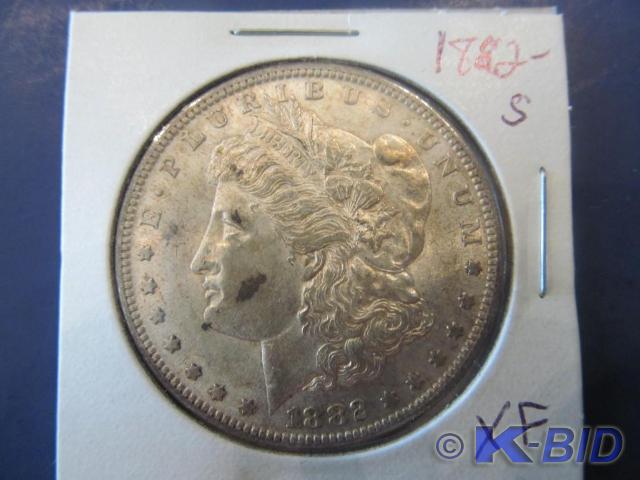 1882-S Morgan Silver Dollar  Grade...