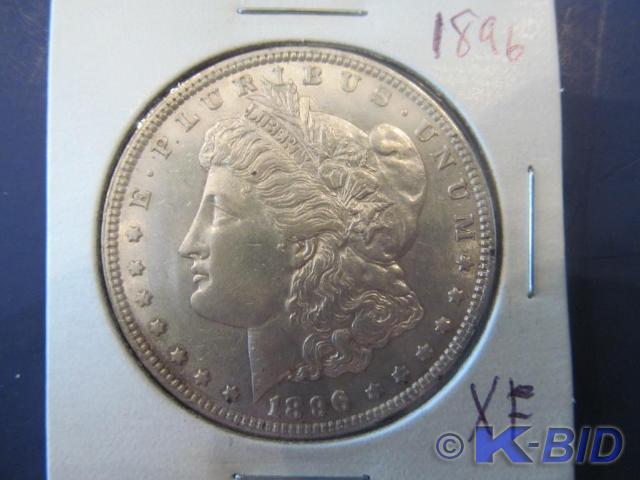 1896 Morgan Silver Dollar  Grade X...