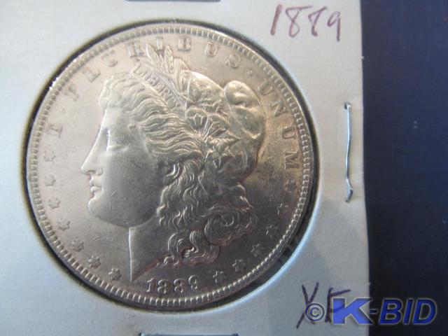 1889 Morgan Silver Dollar  Grade X...