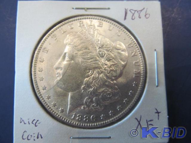 1886...Nice Morgan Silver Dollar  G...