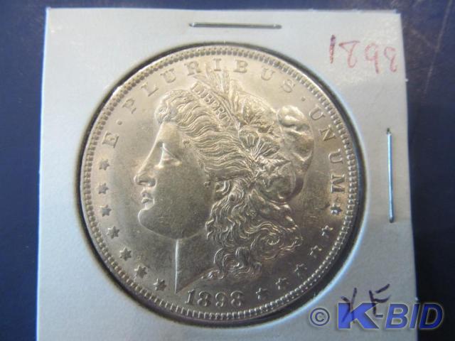 1898 Morgan Silver Dollar  Grade X...