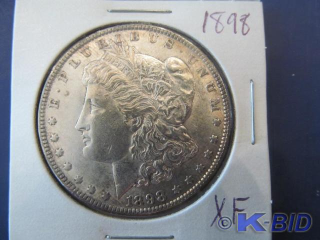 1898 Morgan Silver Dollar  Grade X...