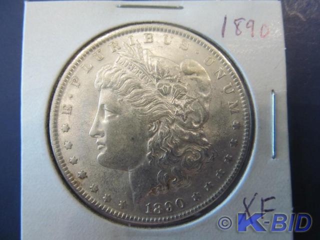 1890 Morgan Silver Dollar  Grade X...