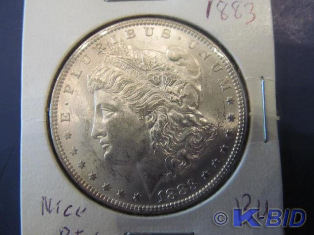 1883 Morgan Silver Dollar   Grade...