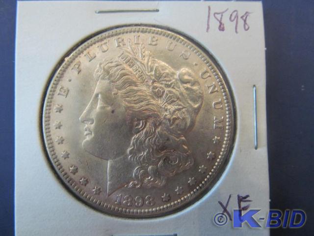 1898 Morgan Silver Dollar  Grade X...