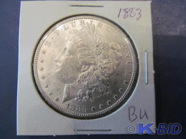 1883 Morgan Silver Dollar   Grade ...