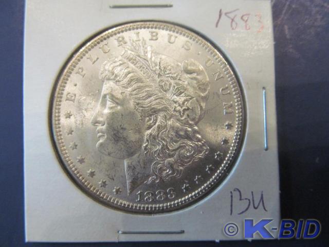 1883 Morgan Silver Dollar   Grade ...