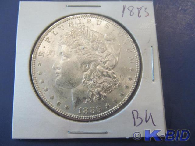 1883 Morgan Silver Dollar   Grade...