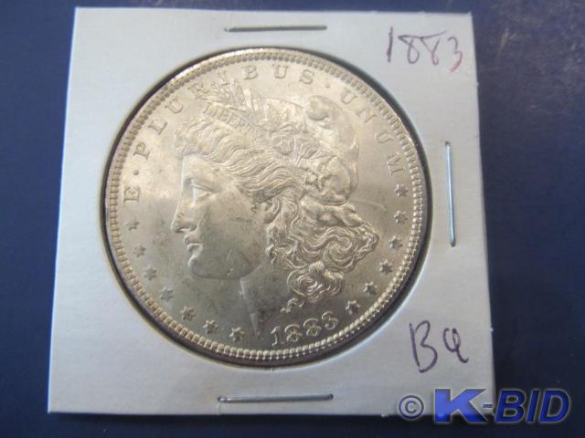 1883 Morgan Silver Dollar   Grade...