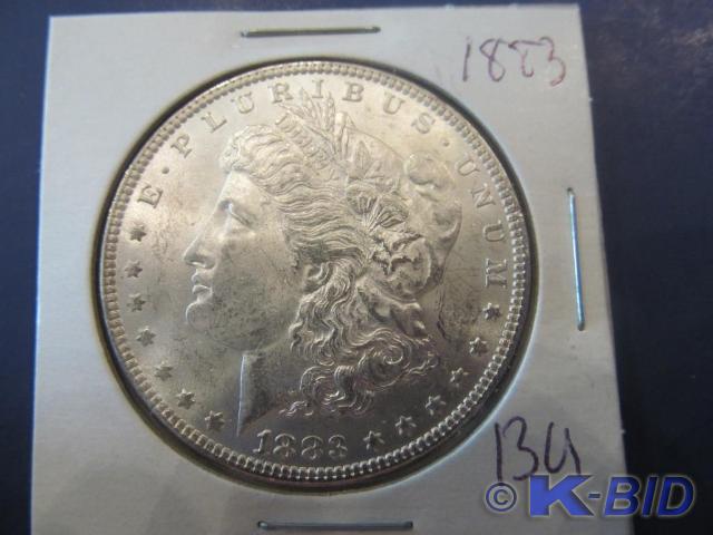 1883 Morgan Silver Dollar   Grade ...