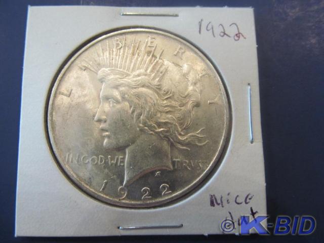 1922...Nice Peace Silver Dollar  ...