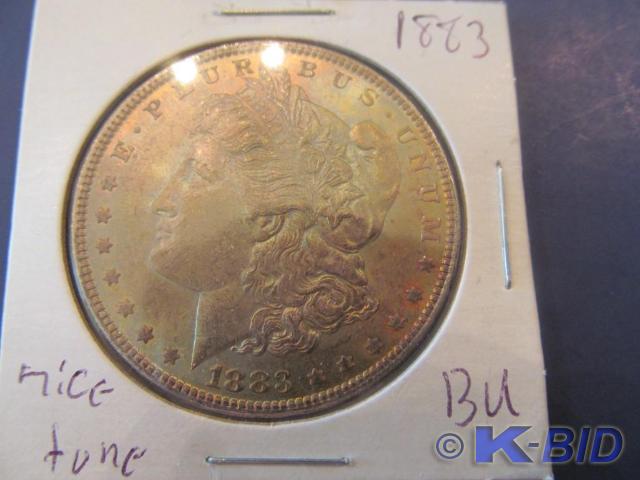 1883 Morgan Silver Dollar  Nice ton...