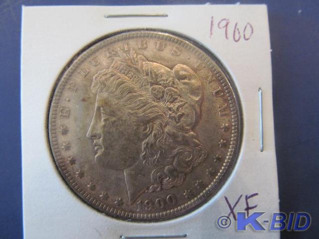 1900 Morgan Silver Dollar  Grade X...