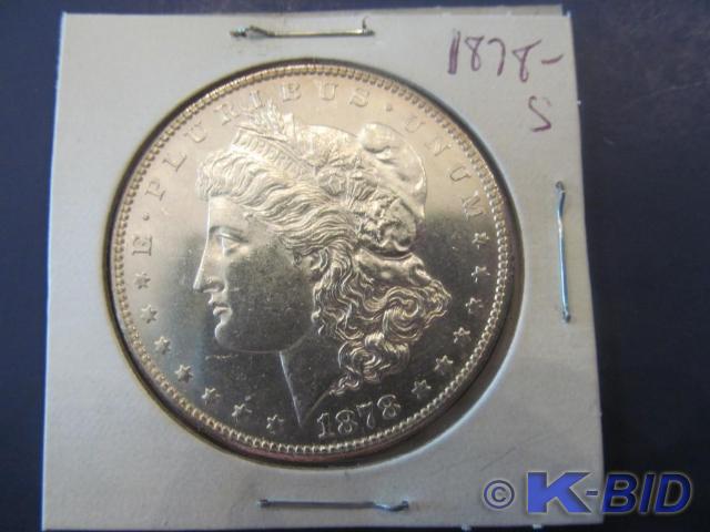 1878-S Morgan Silver Dollar   Very...