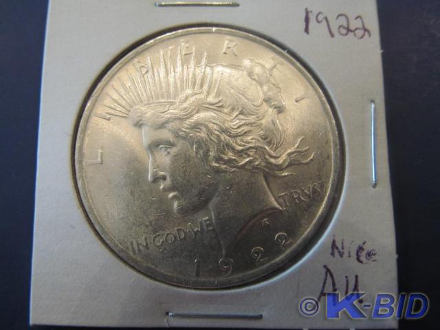 1922...Nice Peace Silver Dollar  ...