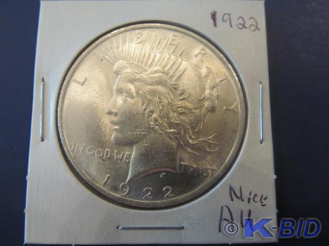 1922...Nice Peace Silver Dollar  ...