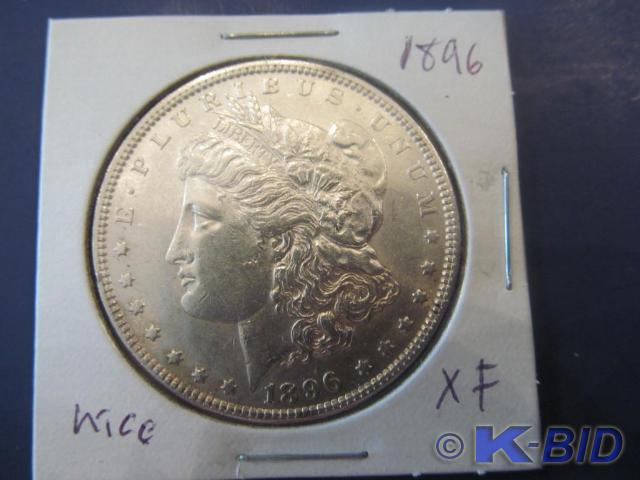1896...Nice Morgan Silver Dollar ...