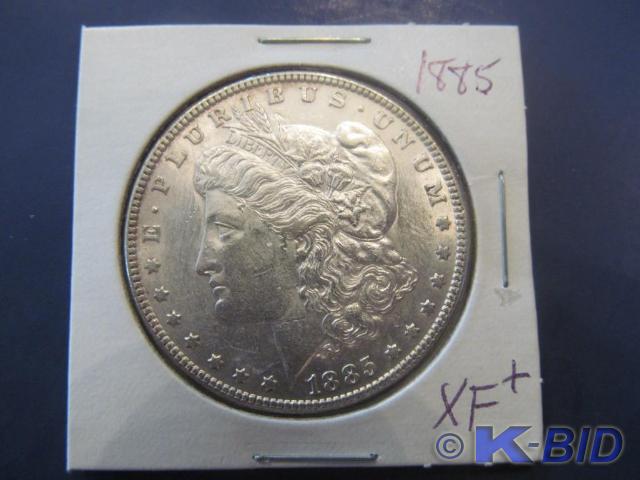 1885 Morgan Silver Dollar   Grade...