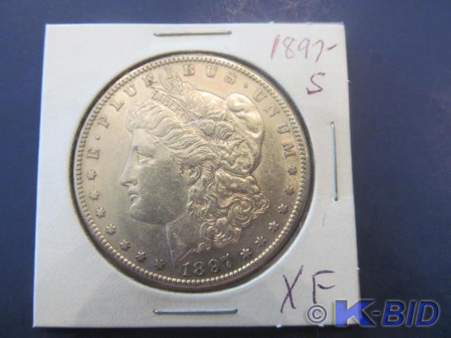 1897-S Morgan Silver Dollar   Grad...