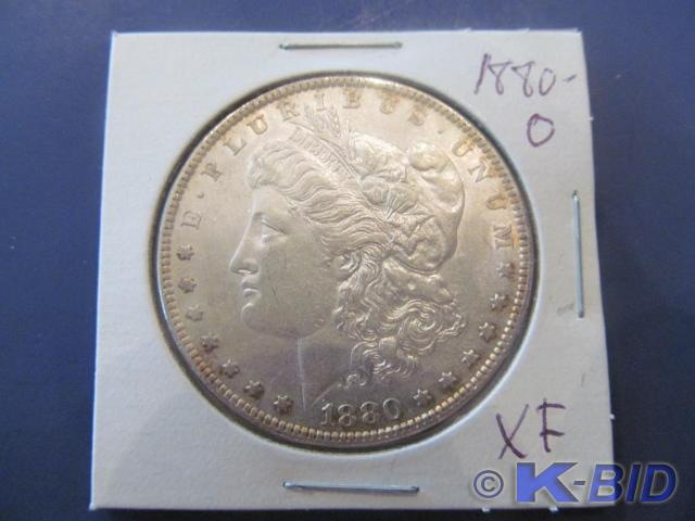 1880-0 Morgan Silver Dollar   Grad...