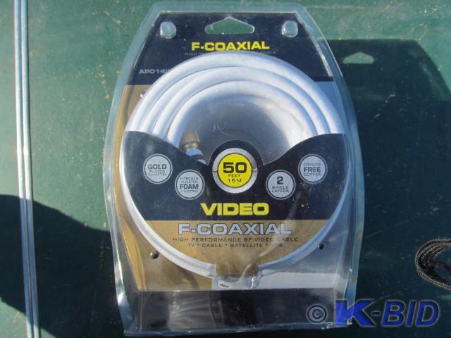 F-coaxial cable,50 ft.