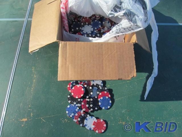 Lots of decent poker chips.