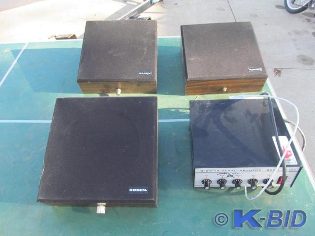 Sound system in good working order.