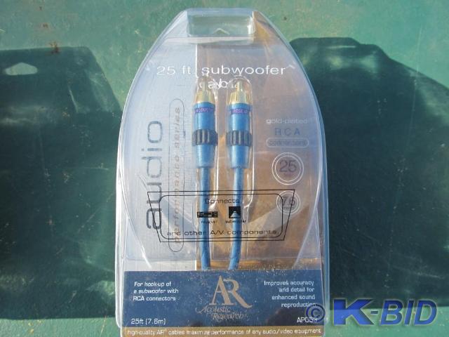 RCA..25 ft.subwoofer cable