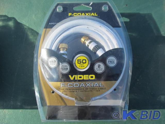 F-coaxial cable,50 ft.
