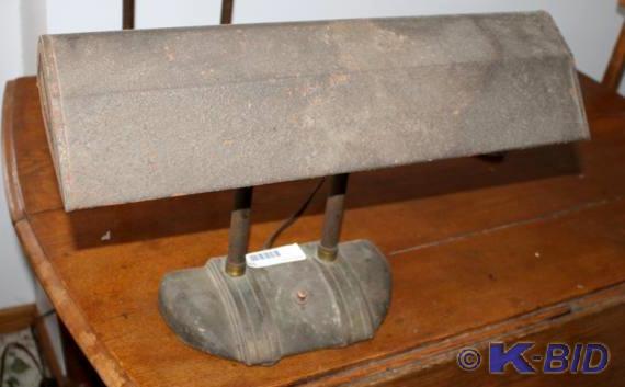 lot 115 image: Antique vintage metal florescent de...