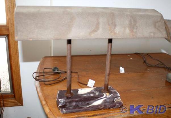 lot 116 image: Antique vintage florescent desk lam...