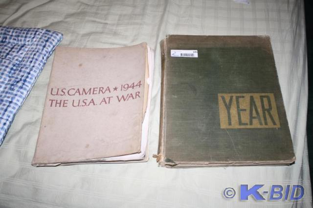 lot 145 image: 2 vintage books US Camera 1944 The ...