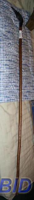 lot 147 image: Hand carved cane with goose head 48...