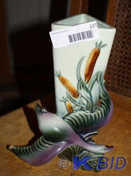 lot 181 image: Beautiful goose vase signed Keller ...