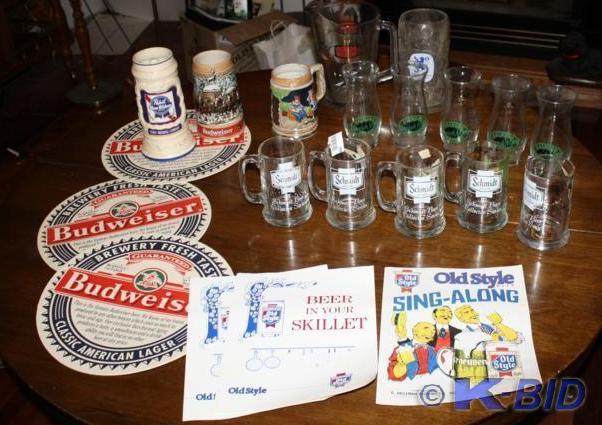 lot 188 image: set of Schmidt beer mugs 5 Danish M...