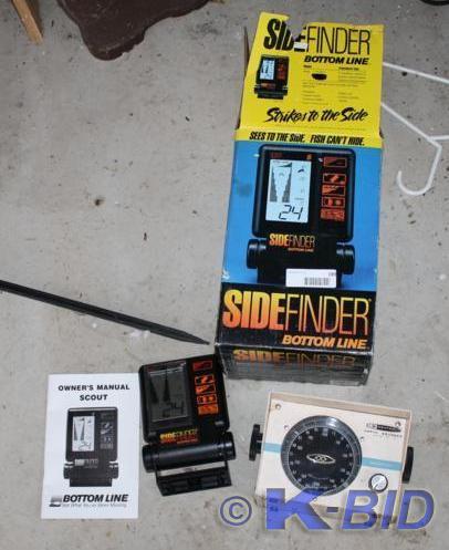 lot 199 image: Two Depth finders Sidefinder&nbspB...